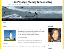 Tablet Screenshot of lifepassagetherapy.com